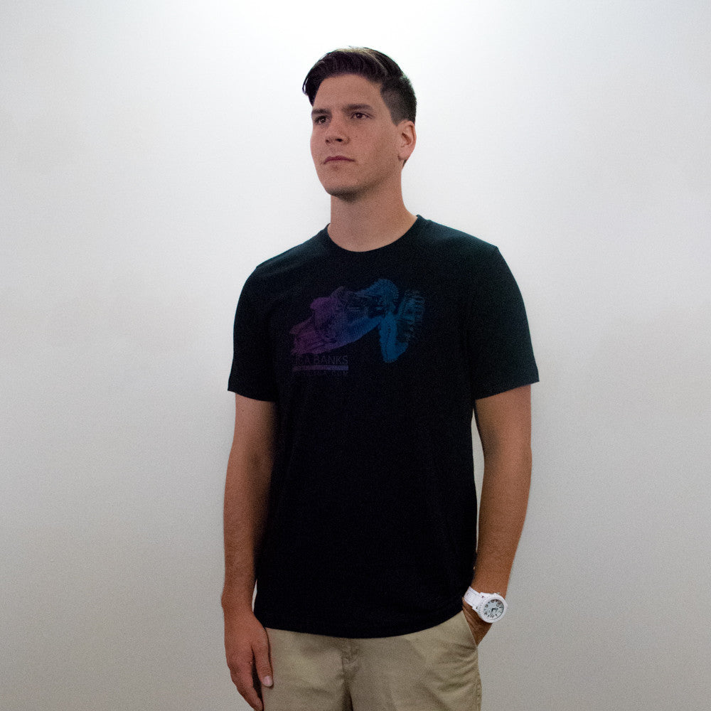 Suspended Motion Series Tee, Vintage Black