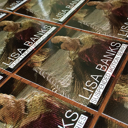 Sticker detail, Suspended Motion Series